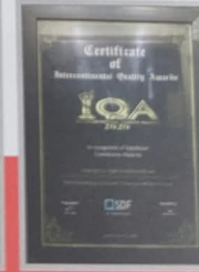 Certificate of IQA